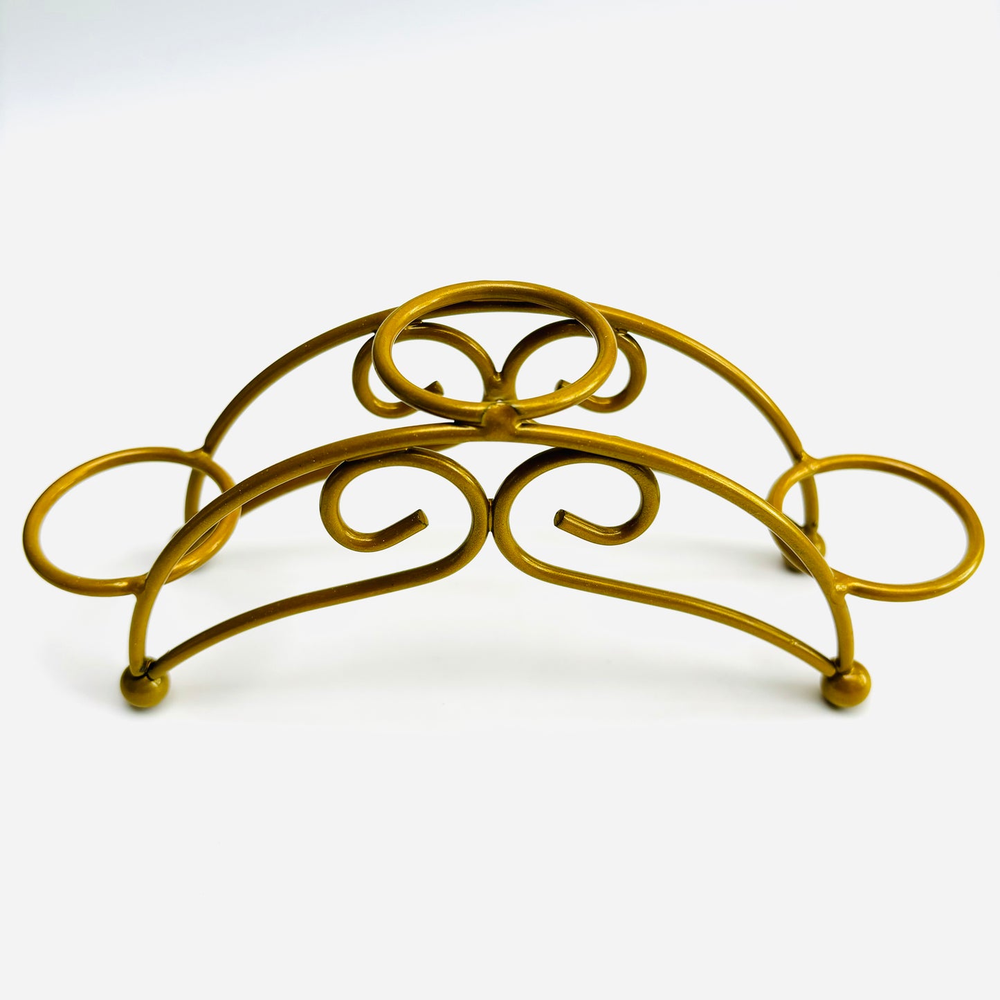 $6.1/1 pieza Base de cristal de puente de arco plateado transparente, base de cristal de puente de arco dorado, base de esfera de cristal.