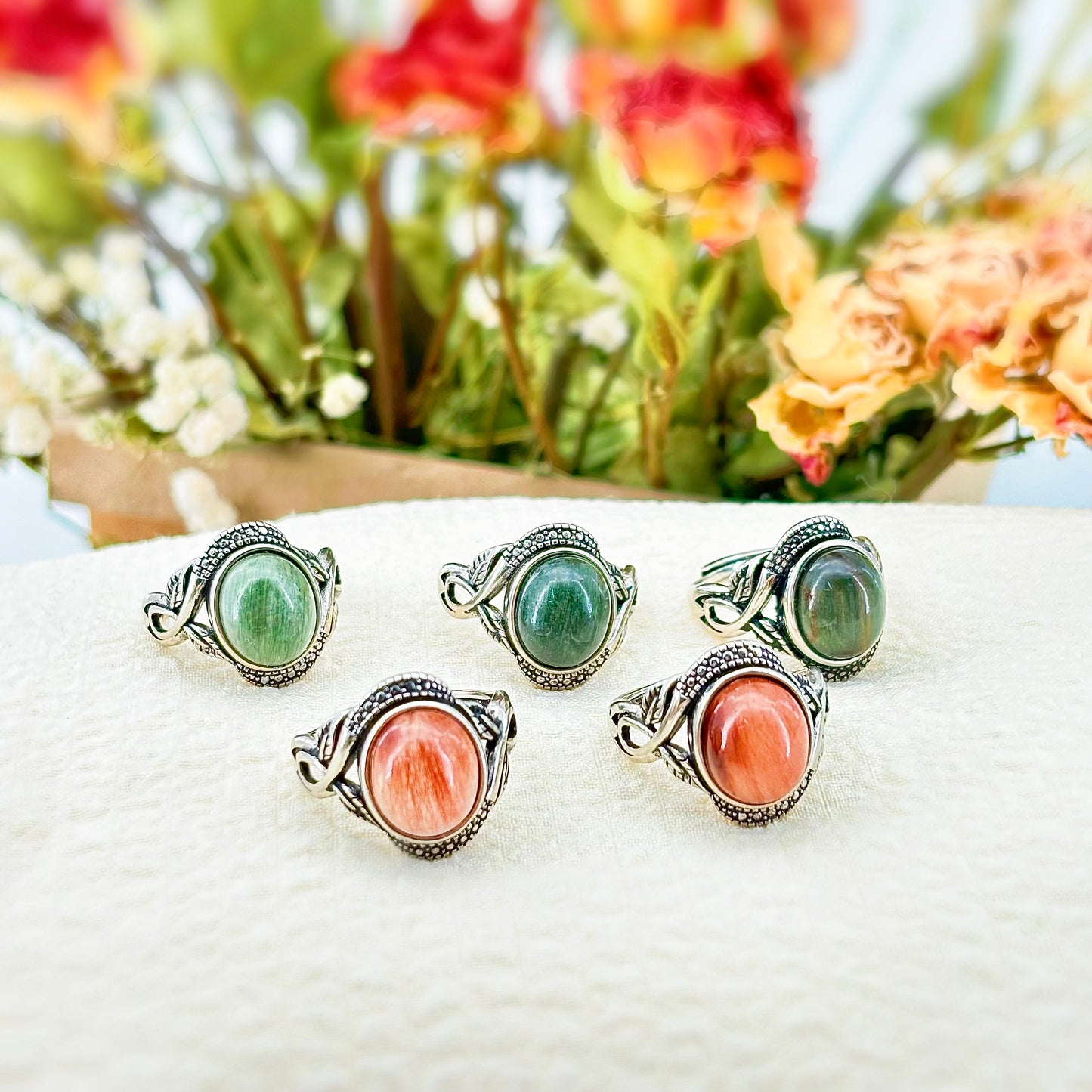 Anillo de cristal de 2 dólares la pieza: equilibrio, salud, riqueza, sueño curativo.