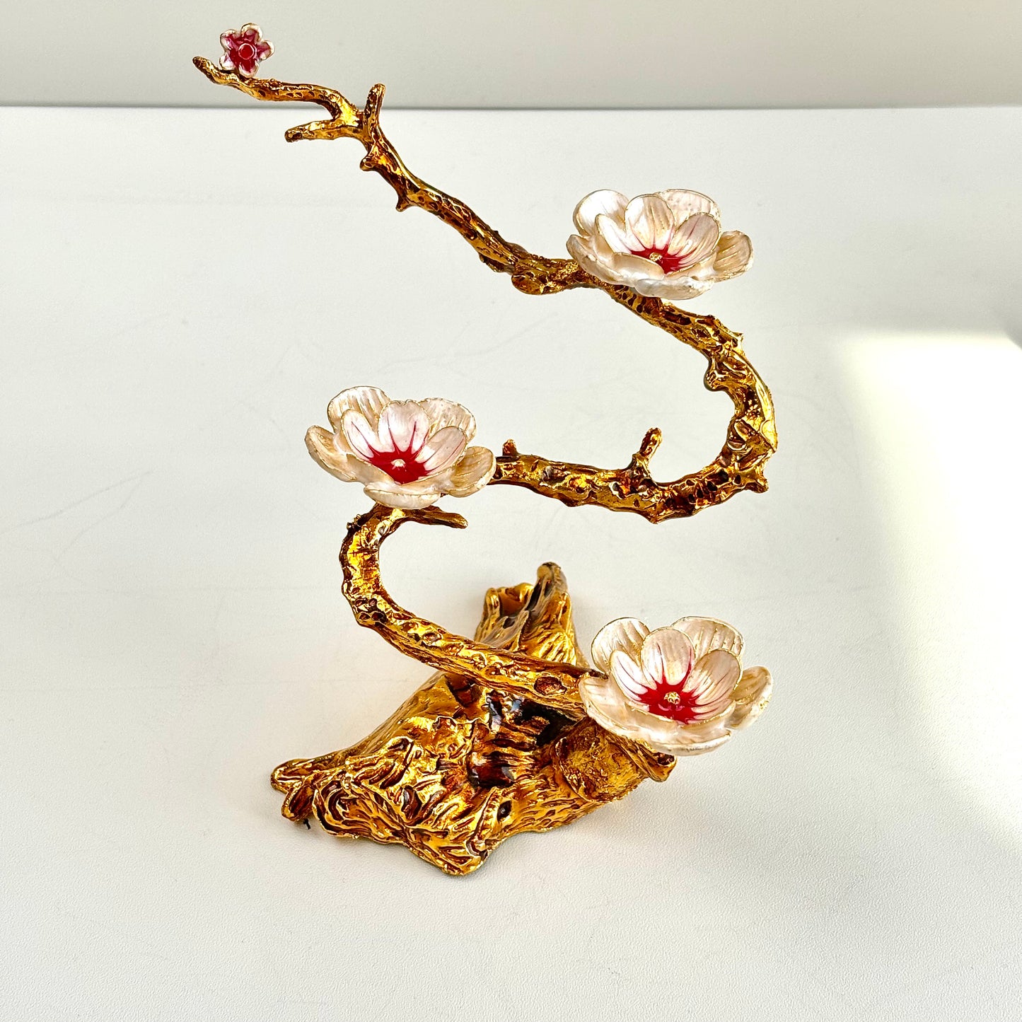 $8.5/1個 輝く金色の梅の木のクリスタル ベース、輝く銀色の梅の木のクリスタル ベース、金色の梅の木のクリスタル ベース、クリスタル スフィア ベース。