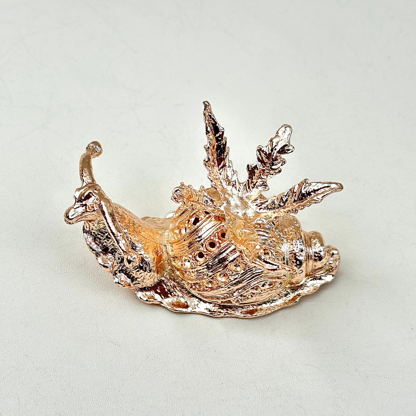 $4/1 pieza Base de cristal de caracol dorado brillante, Base de cristal de caracol plateado brillante, Base de cristal de caracol de oro rosa brillante, base de esfera de cristal.