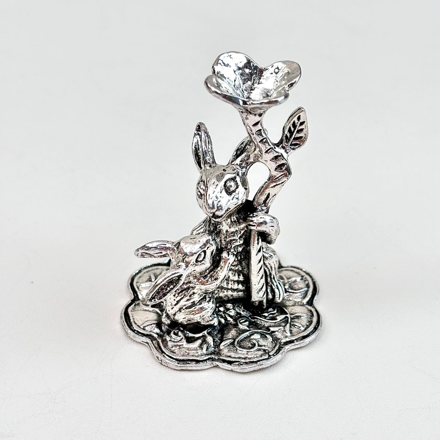 $5/1 pieza Base de cristal de conejito dorado, Base de cristal de conejito de oro rosa, Base de cristal de conejito plateado, base de esfera de cristal.