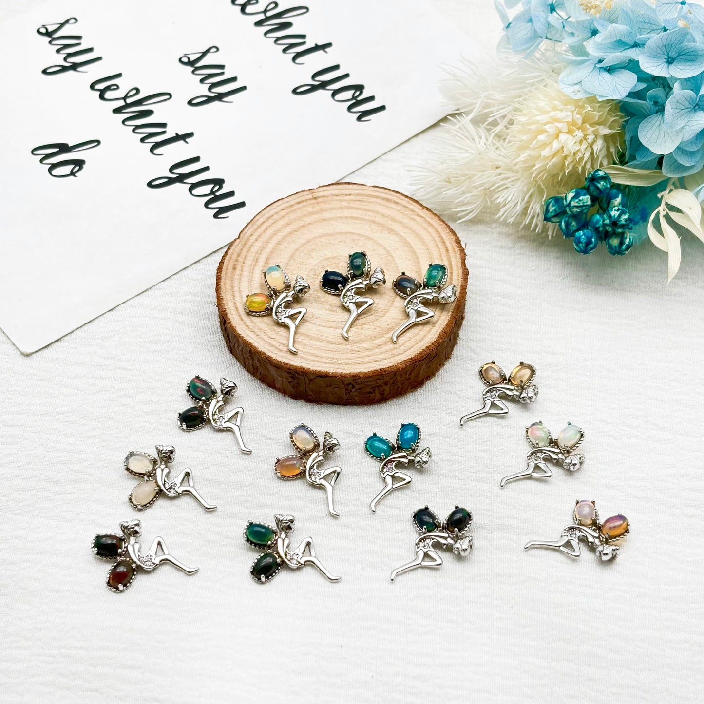 Crystal 925silver prndants,DIY Earrings/Accessories/ornament,Souvenir