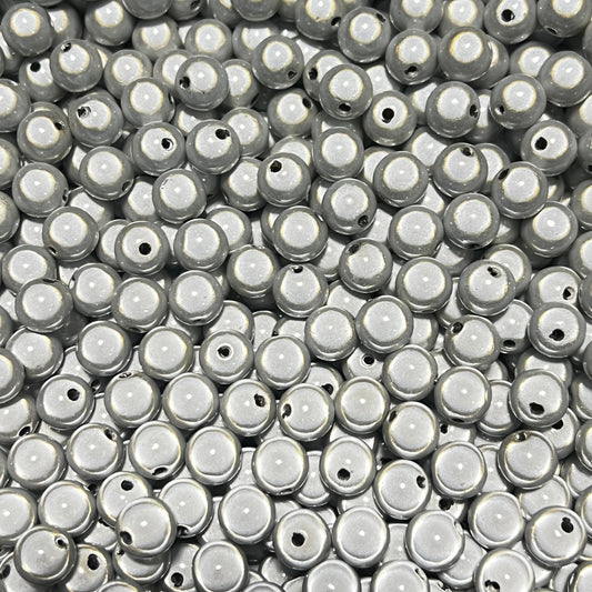 Silver Laser Spacer Beads