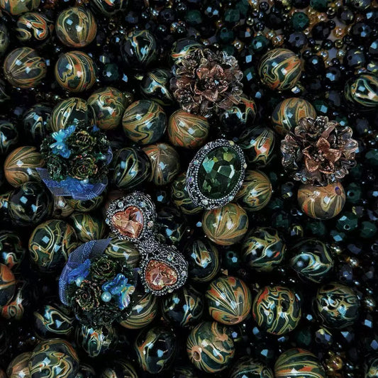 Vintage Noir Malachite