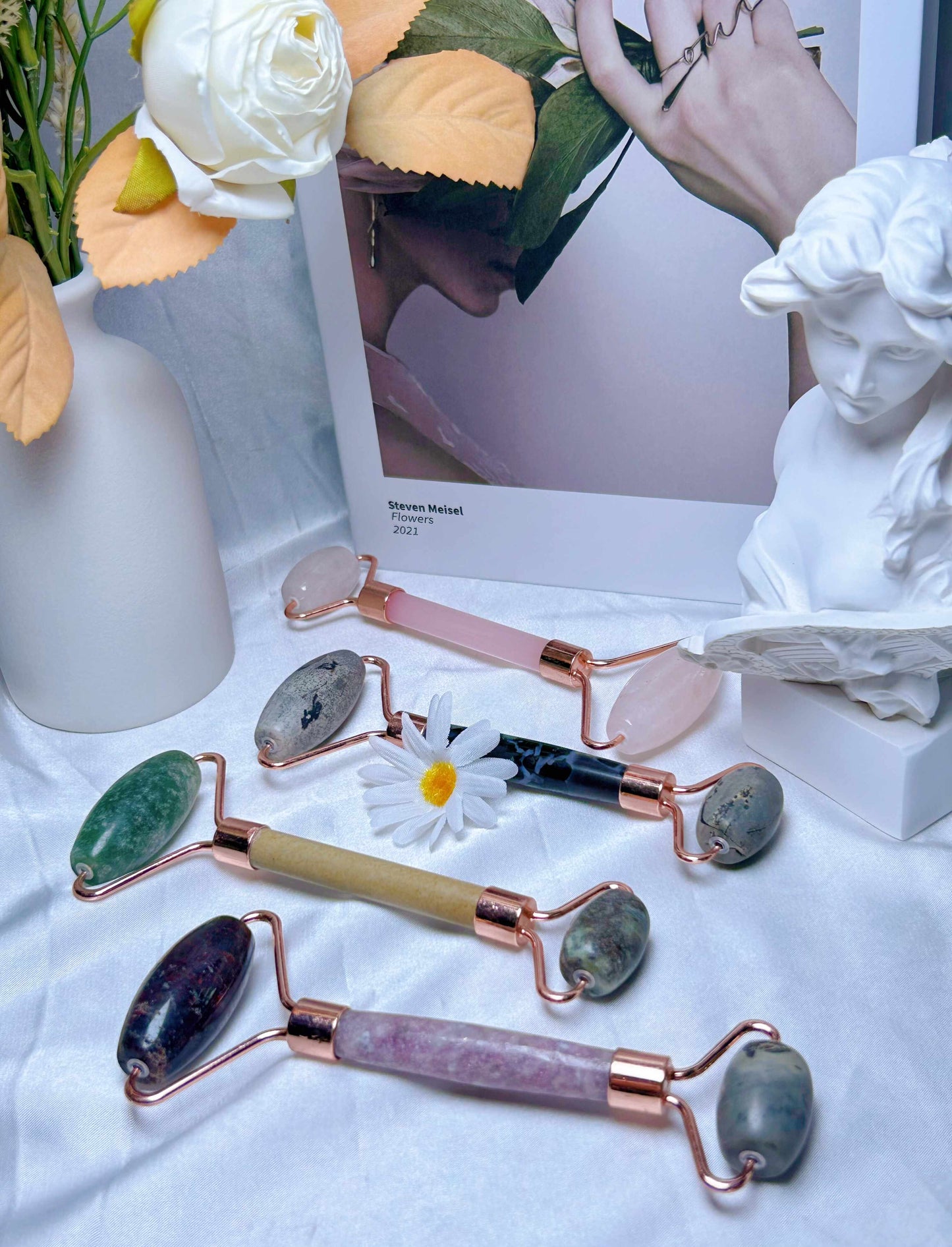 Crystal Face Roller, Jade Roller, Single Face roller,two sides Face roller, Mothers Day Gift Box ,Face Caring