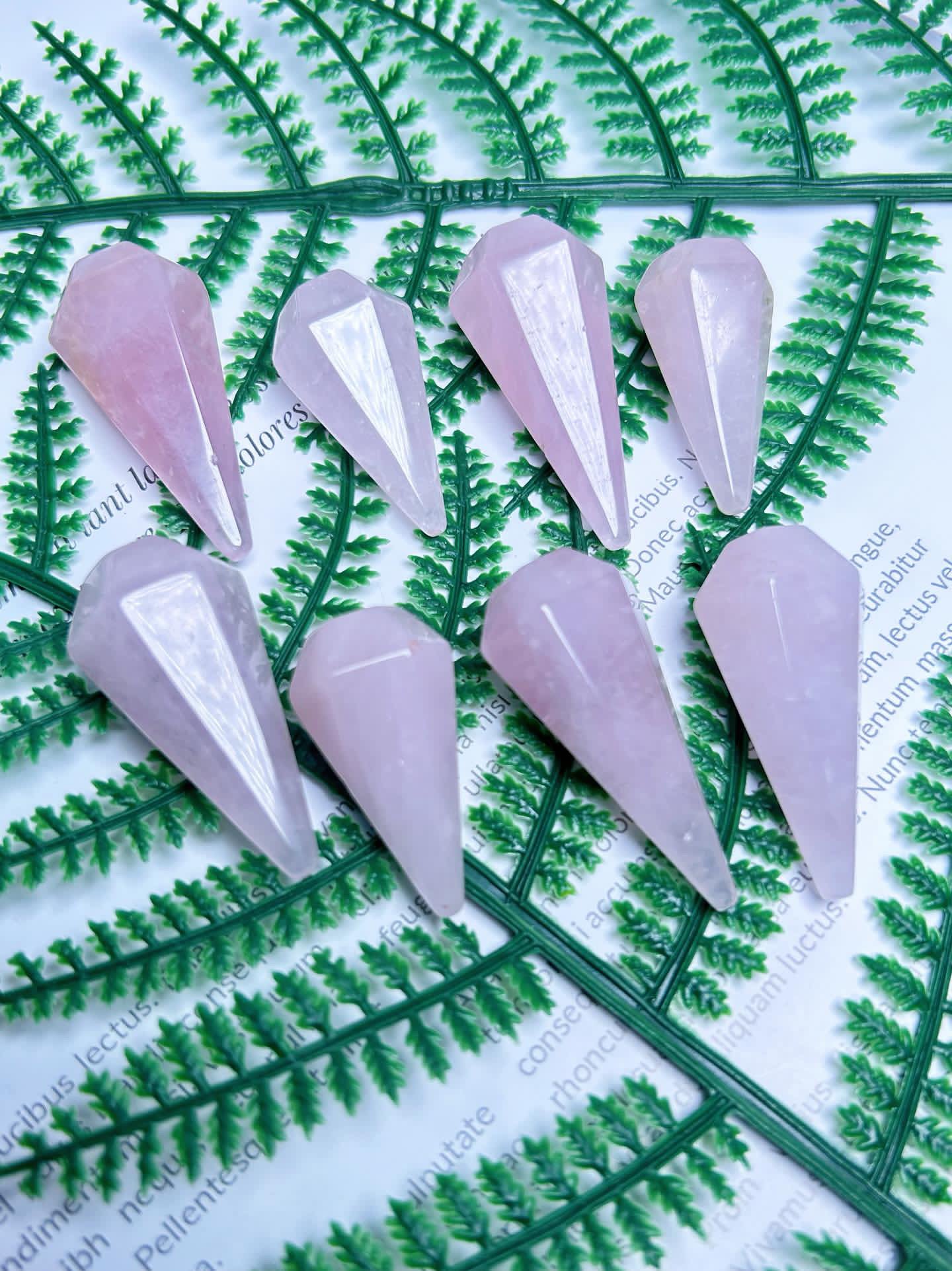 36mm Mix Wand/Pendulum/Point  Natural Crystal Pendulum Aventurine/Rose Quartz/Amethyst/Clear Quartz/Labadorite/Tiger Eye/ Pendulum Dowsing Tool Divination Tool