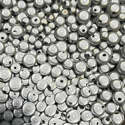 Silver Laser Spacer Beads