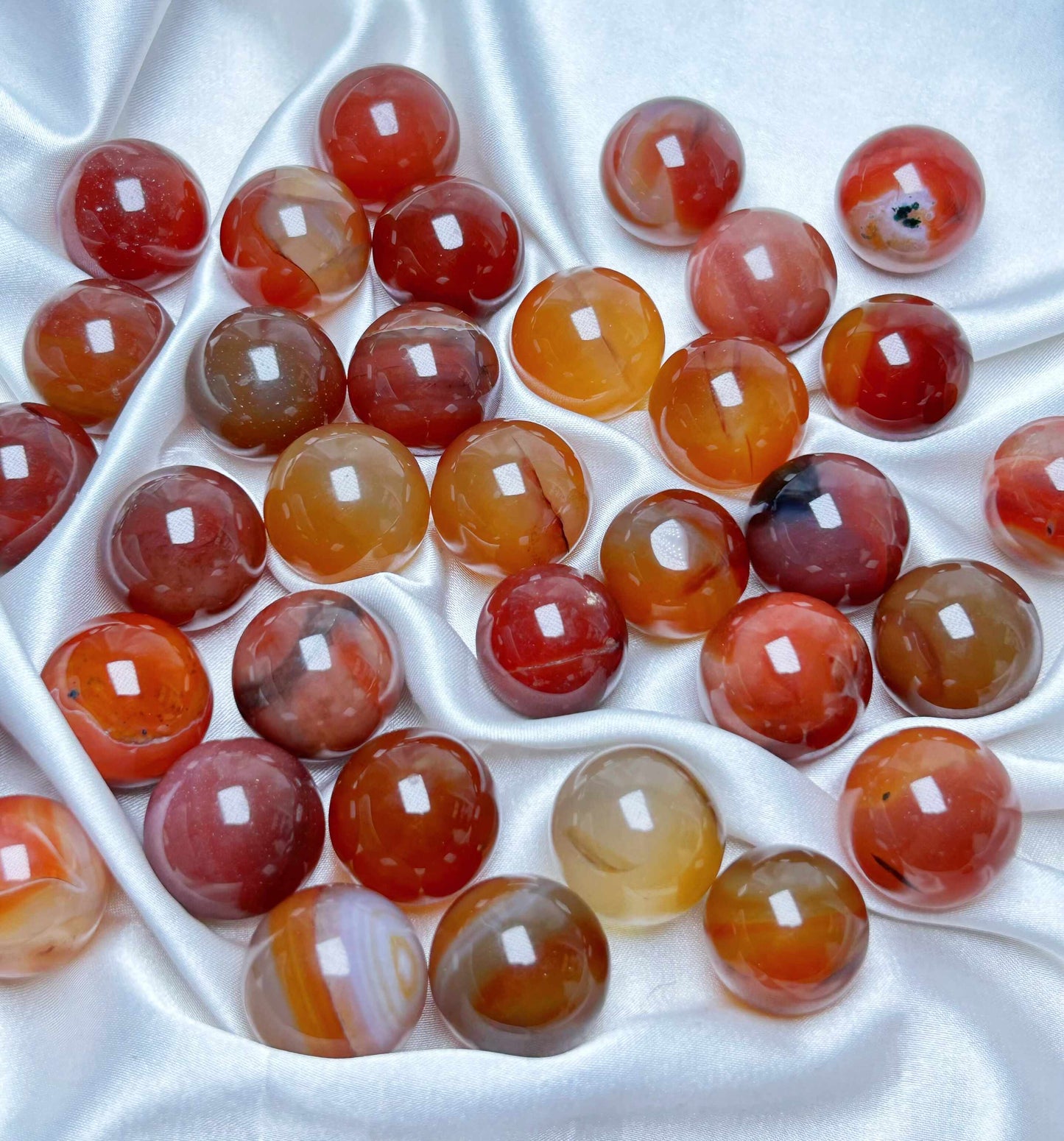 Carnelian Spheres/Witchy/ Crystal Spheres/ Orbs Crystals/ Astrology /Home Decor /Earth /Geology /Crystals