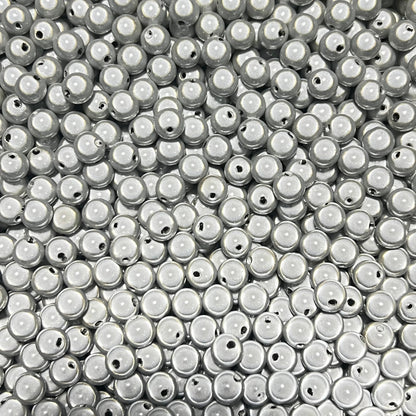Silver Laser Spacer Beads