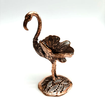 $5.7/1pcs Golden flamingo crystal base, Rose gold flamingo crystal base, crystal sphere base.