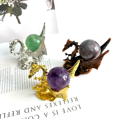 $13.3/1pcs Brilliant silvery fire dragon crystal base,Brilliant golden fire dragon crystal base, Golden fire dragon crystal base, Black fire dragon crystal base,Rose gold fire dragon crystal base,crystal sphere base.