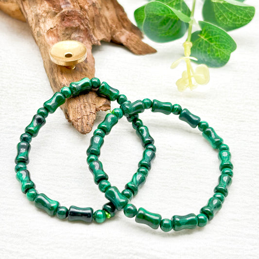 Pulsera de piedra de pavo real de $4/pc, mejora el campo energético, nutre la vitalidad