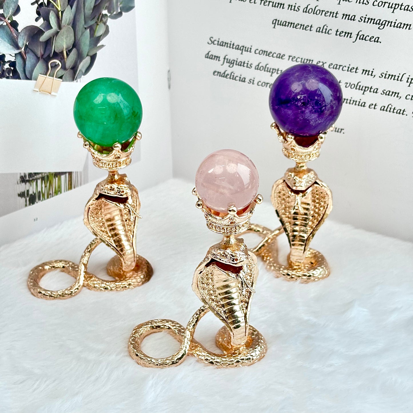 $6/1pcs brilliant rose gold cobra crystal base,crystal sphere base.