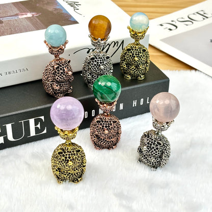 $4.5/1pcs Golden hedgehog crystal base,silvery hedgehog crystal base,rose gold hedgehog crystal base,crystal sphere base.