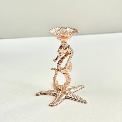 $3/1pcs Brilliant golden seahorse crystal base,Light rose gold seahorse crystal base,crystal sphere base.