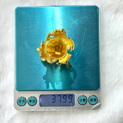 $2.6/1pcs Brilliant silvery lily flower crystal base,Brilliant golden lily flower crystal base, crystal sphere base.