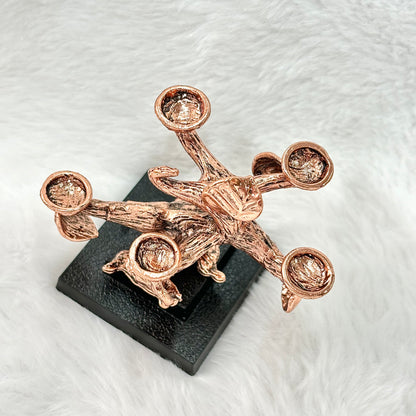 $7.5/1pcs Rose gold money tree crystal base, crystal sphere base.