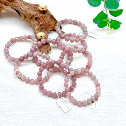 Wholesale prices — 80%: New crystal bracelets , minimum order of 1KG. Choose from Larimar, Plum blossom Tourmaline, prasiolite, Red Calcite, Strawberry Quartz, and more...