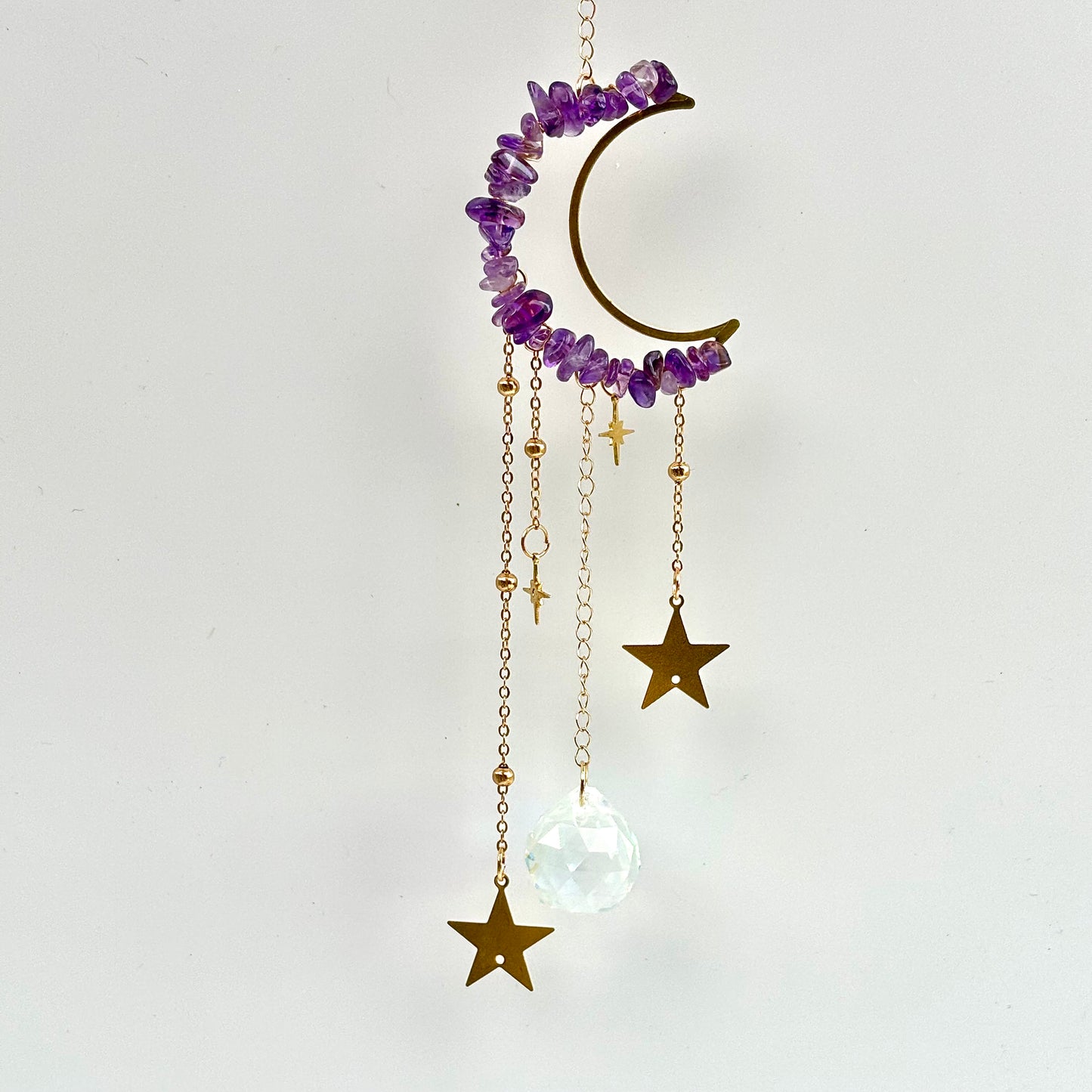 Moon pendant dreamcatcher,gifts for family and friends.