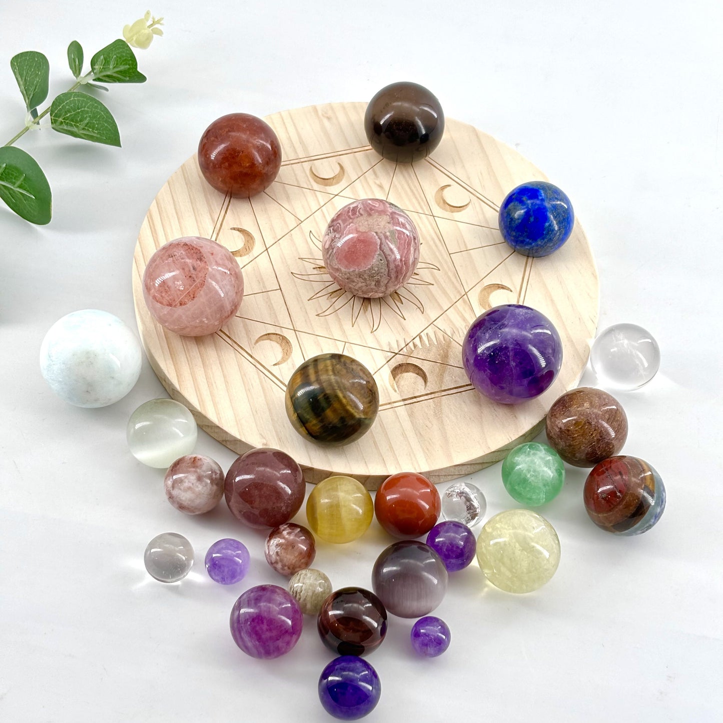 Crystal Sphere Collection，Enhance health, intelligence, luck, charm, and calm your emotions……