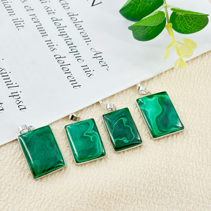 $3~$4/pcs Malachite Pendant，Treatment, purification, and protection