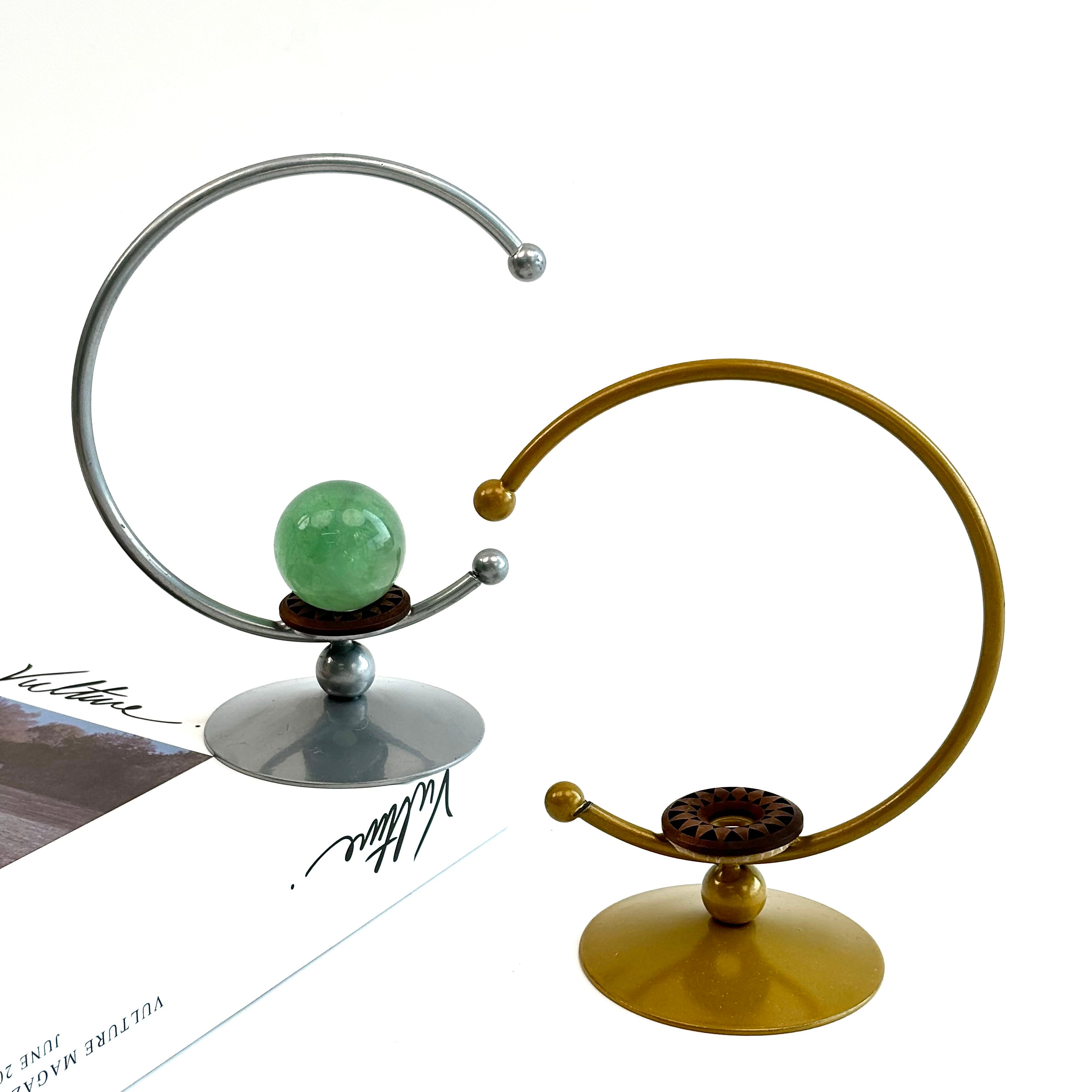 $8.6/1pcs Arc crystal sphere base. – JYY OBM