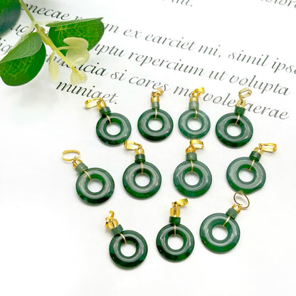 $3/pcs Small carved pendant made of jade material