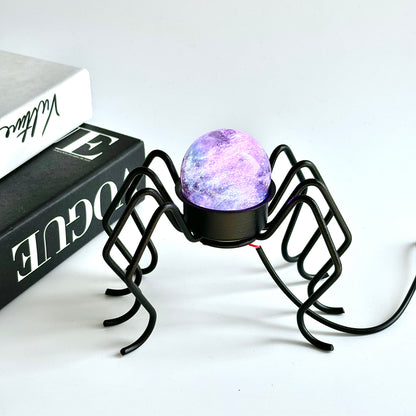 $7.8/1pcs Black spider light crystal base.