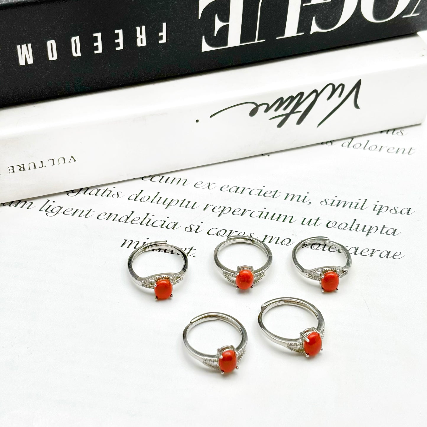 $1/pcs Crystal Ring New,