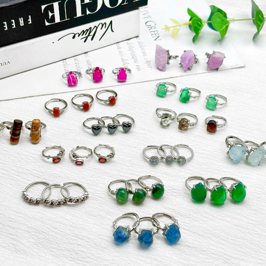 $1/pcs Crystal Ring New,