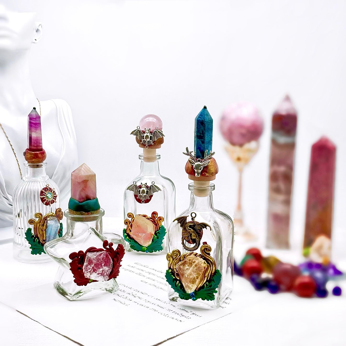 $28/PC Crystal perfume bottle, magic bottle, collection, hand gift, birthday gift, holiday gift