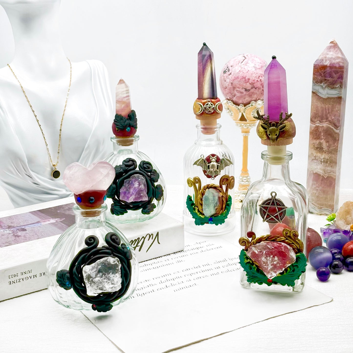 $28/PC Crystal perfume bottle, magic bottle, collection, hand gift, birthday gift, holiday gift