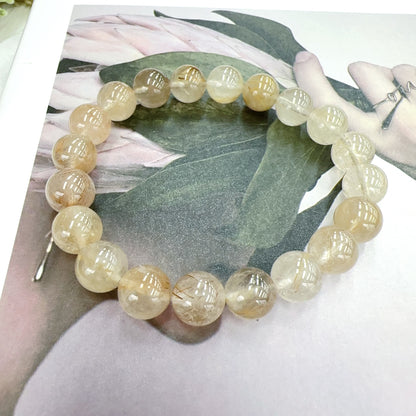 $5/1pcs Golden rutile bracelets.