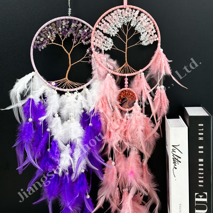 Dreamcatcher with feathers,gifts for family and friends.