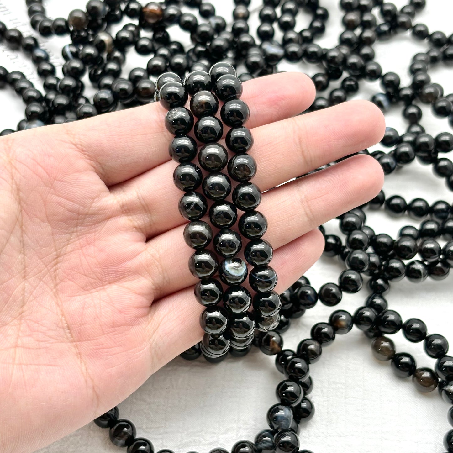 $1/pc Hand bracelets made of various crystal materials