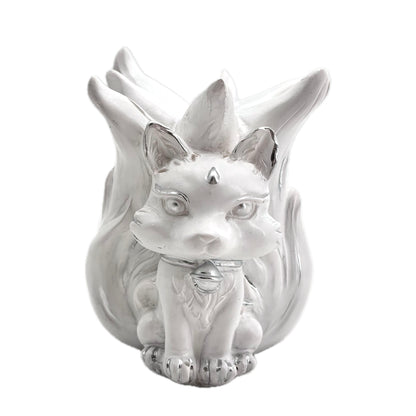 The nine-tailed fox stand and crystal ball make a perfect, mysteriously charming pair.