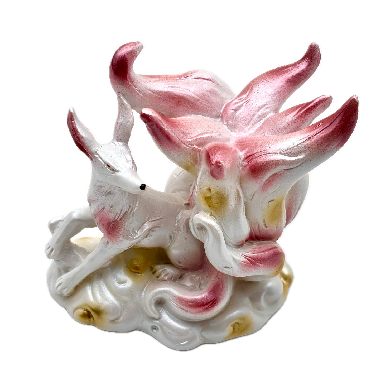 The nine-tailed fox stand and crystal ball make a perfect, mysteriously charming pair.