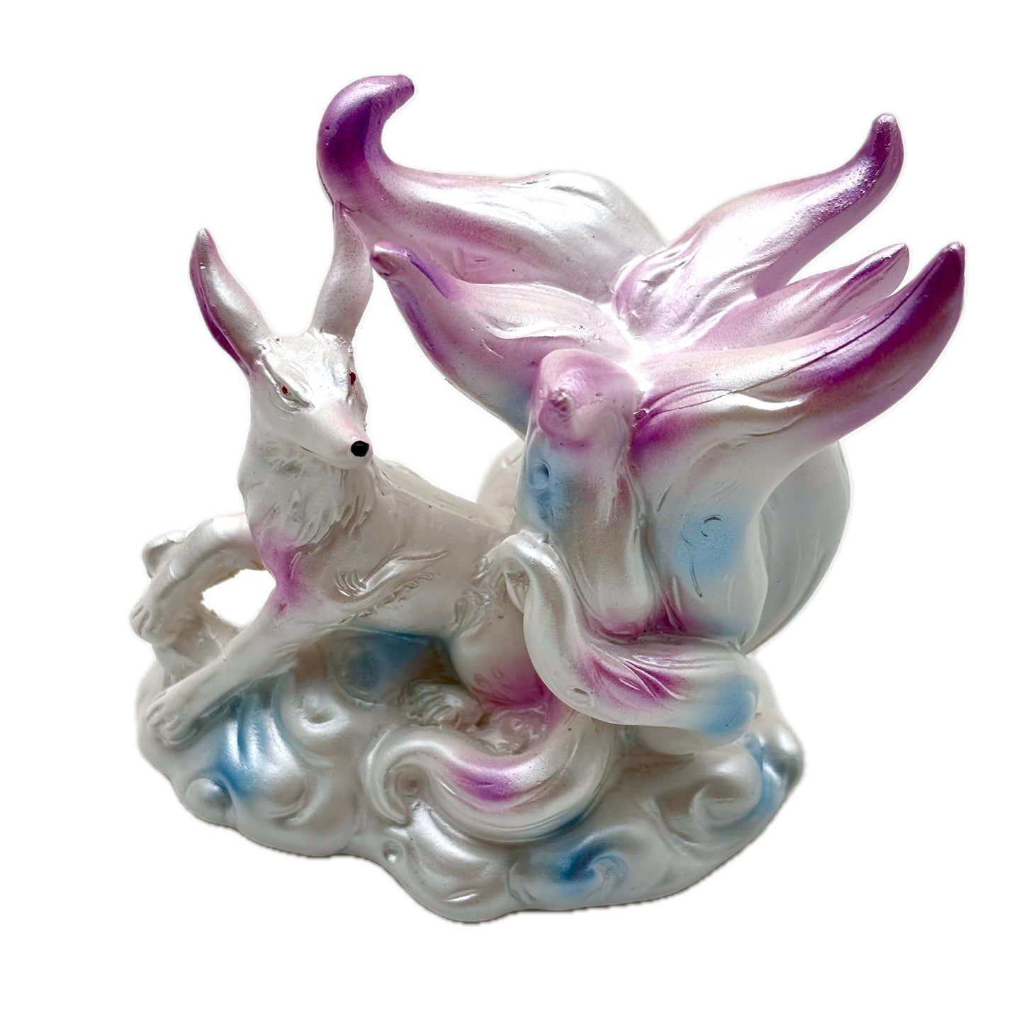 The nine-tailed fox stand and crystal ball make a perfect, mysteriously charming pair.