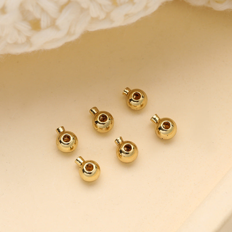 Top Level Jewelry Findings-18K Real Gold/Heavy Silver Coating/ Black Electrophoresis Plating with copper | Fade-Resistant, Superior Finish-D2