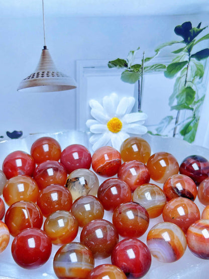 Carnelian Spheres/Witchy/ Crystal Spheres/ Orbs Crystals/ Astrology /Home Decor /Earth /Geology /Crystals