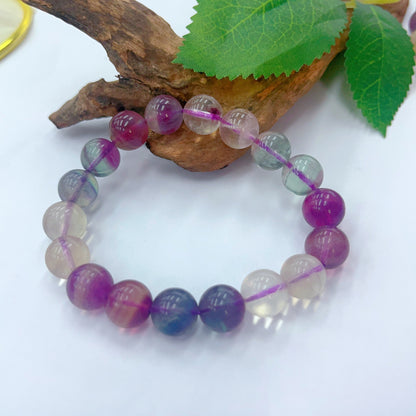 Rainbow fluorite bracelet