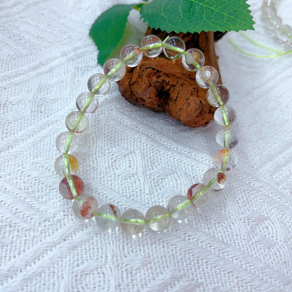 Garden quartz bracelet.It can enhance self-confidence, wisdom, health and wealth.