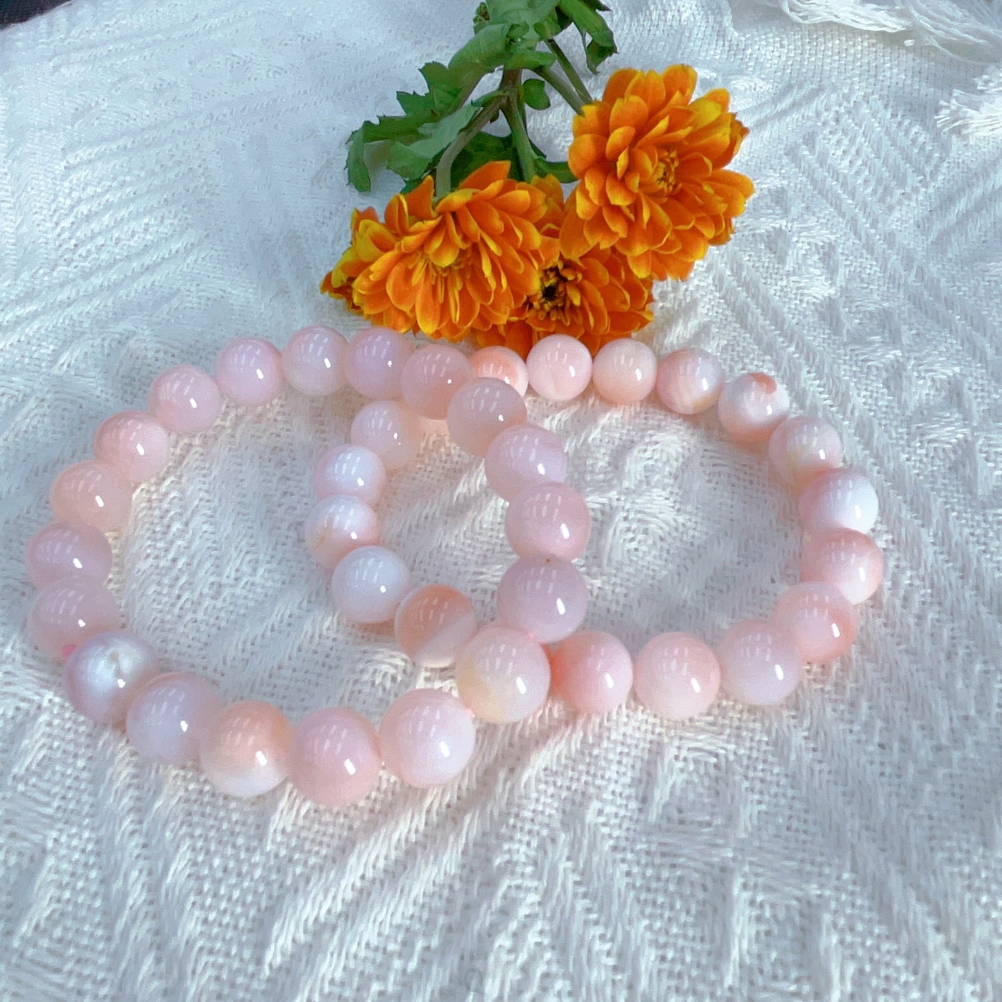 $6/1pcs Pink shell bracelet.