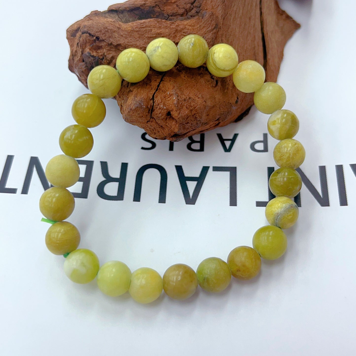 Jade bracelet.