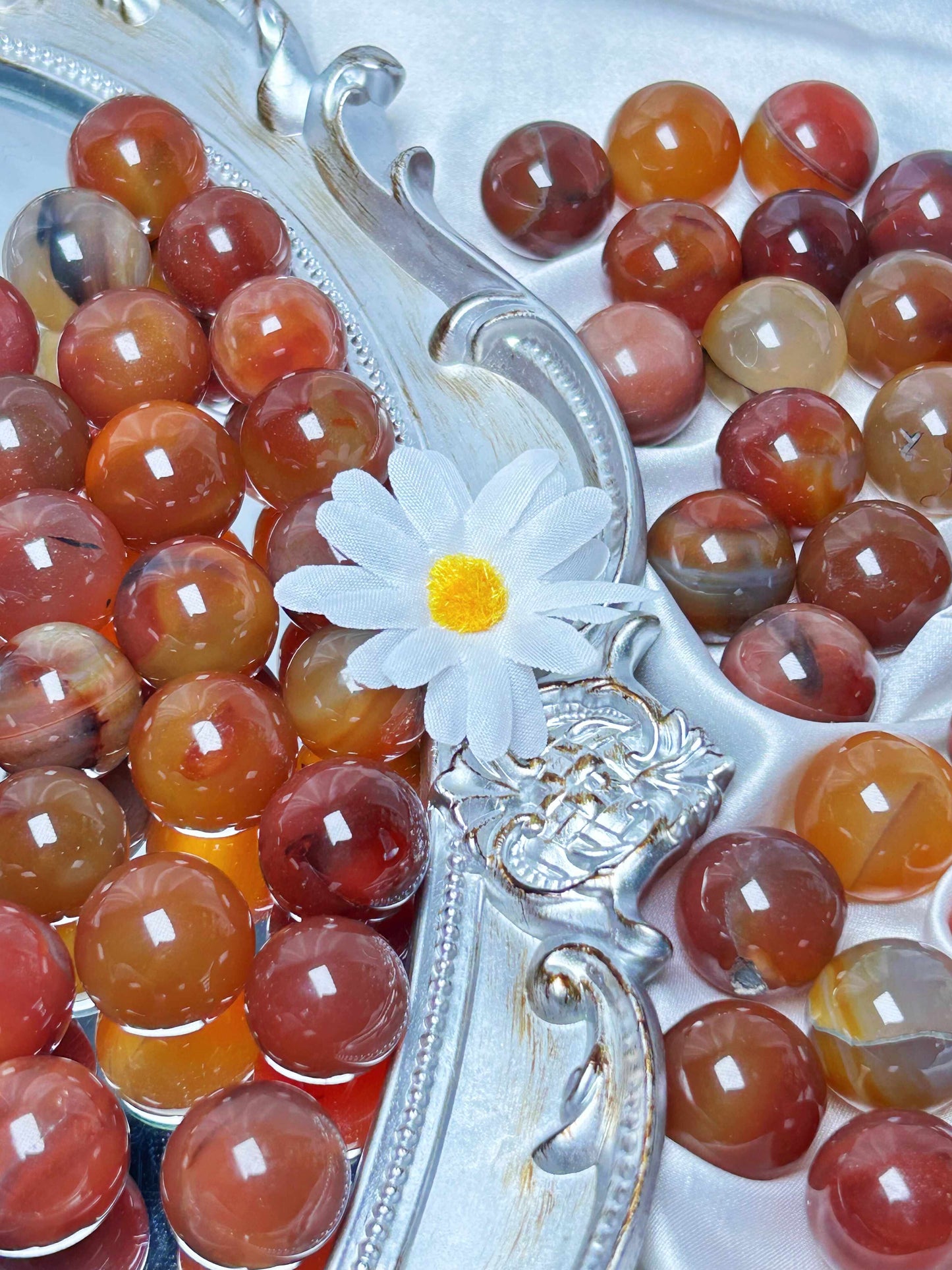 Carnelian Spheres/Witchy/ Crystal Spheres/ Orbs Crystals/ Astrology /Home Decor /Earth /Geology /Crystals