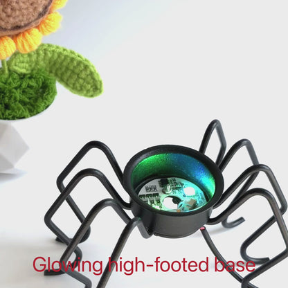 $7.8/1pcs Black spider light crystal base.