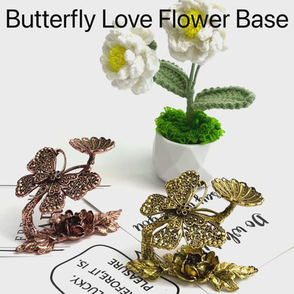 $7.1/1pcs Butterfly branch crystal sphere base.