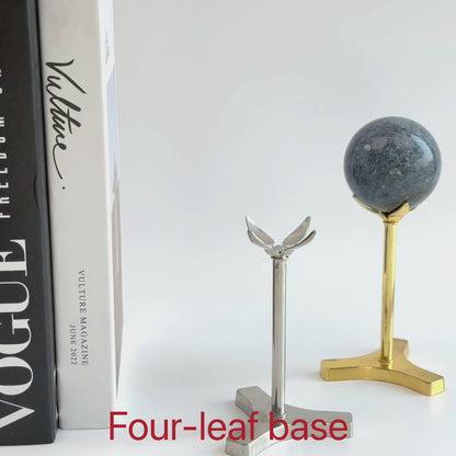 $5.9/1pcs Long pillar crystal sphere base.