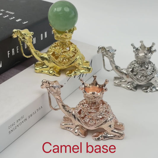 $5.6/1pcs Camel crystal sphere base.