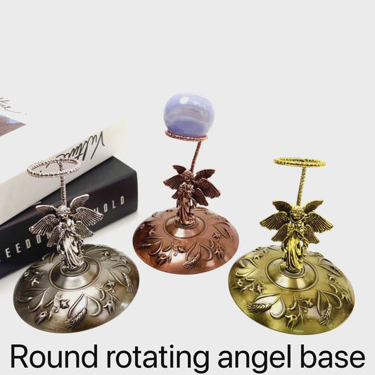 $9.4/1pcs Silver angel crystal base, Rose gold angel crystal base, Golden angel crystal base,crystal sphere base.